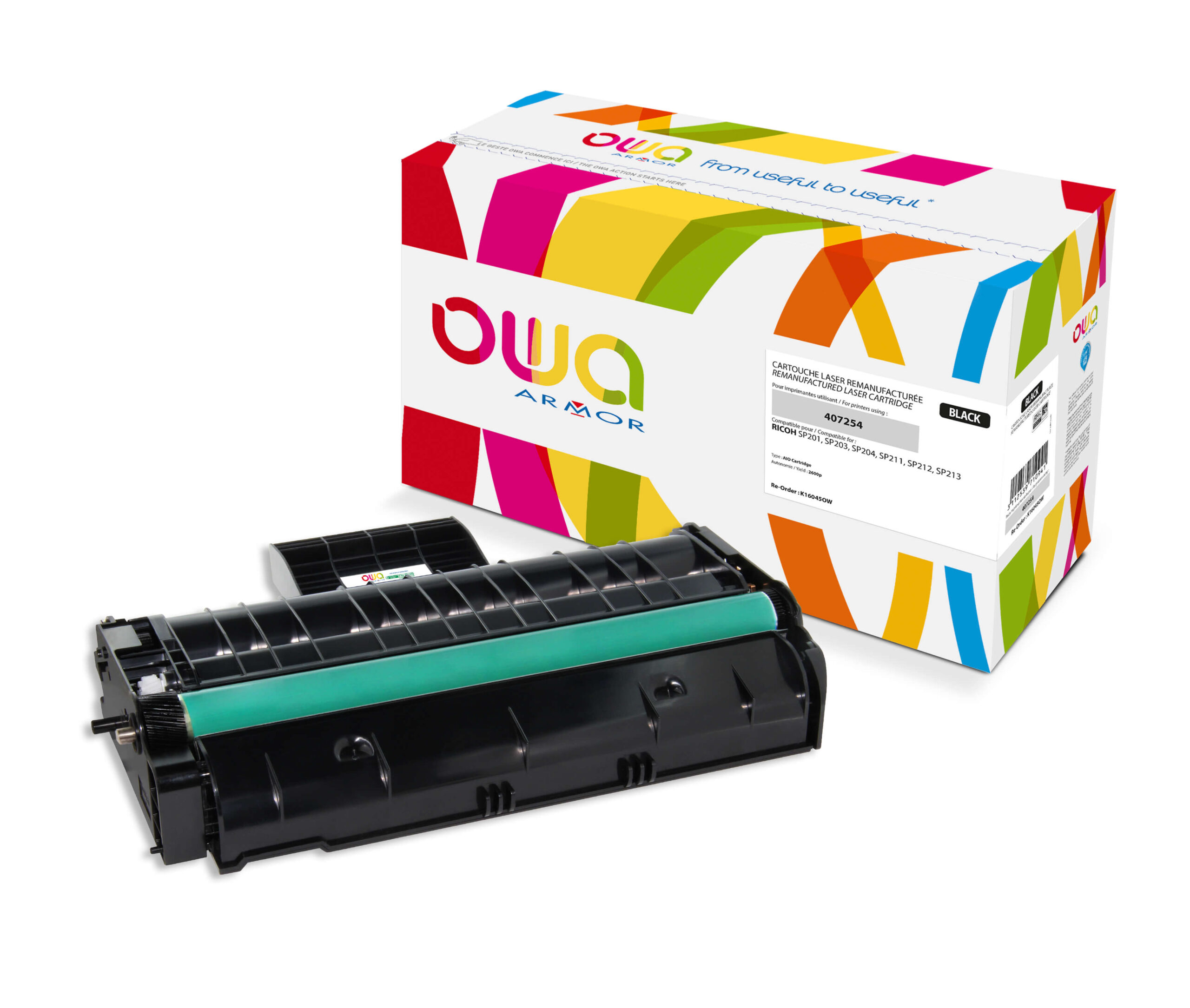 OWA Armor toner kompatibilný s RICOH 407254, čierna/black