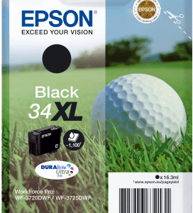Epson Singlepack Black 34XL DURABrite Ultra Ink