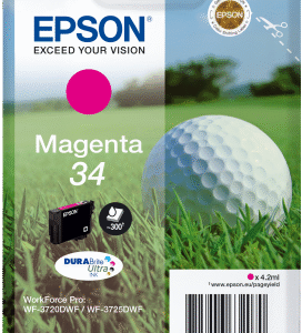 Epson Singlepack Magenta 34 DURABrite Ultra Ink