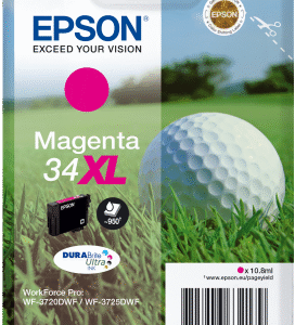 Epson Singlepack Magenta 34XL DURABrite Ultra Ink