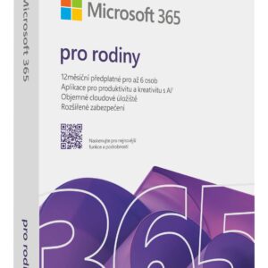 Microsoft 365 Family P10 Mac/Win, 1 Rok, CZ