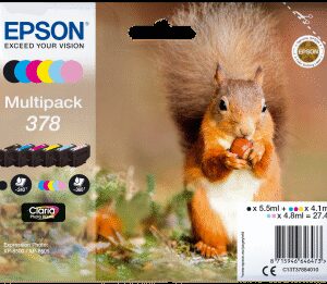 Epson Multipack 6-colours 378 Claria Photo HD Ink