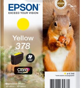 EPSON Singlepack Yellow 378 Claria Photo HD ink