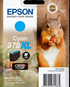 Epson Singlepack Cyan 378 XL Claria Photo HD Ink