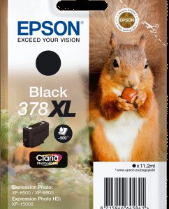 Epson Singlepack Black 378 XL Claria Photo HD Ink