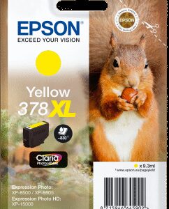 Epson Singlepack Yellow 378 XL Claria Photo HD Ink
