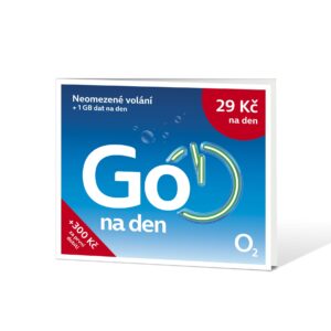O2 Predplatená karta Go na deň