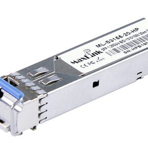 MaxLink 1.25G SFP modul HP, WDM(BiDi), SM, Tx 1310/Rx1550nm, 20km, 1x LC, DDM, HP kompatibilný