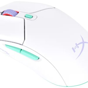 HP Pulsefire Haste 2 Core/Herná/Optická/12 000 DPI/USB+BT/Biela