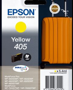 Epson Singlepack Yellow 405 DURABrite Ultra Ink