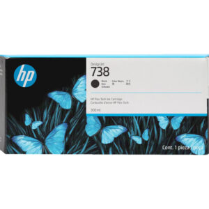 HP 738 čierna atramentová kazeta (300ml), 498N8A