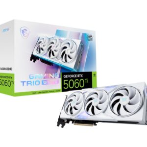 MSI GeForce RTX 5060 Ti TRIO WHITE/Gaming/OC/16GB/GDDR7