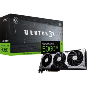 MSI GeForce RTX 5060 Ti VENTUS 3X/OC/16GB/GDDR7