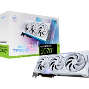 MSI GeForce RTX 5070 Ti TRIO WHITE/Gaming/OC/16GB/GDDR7