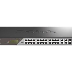 D-Link DSS-200G-28MP/E 28-Port Gigabit Ethernet PoE+ Surveillance Switch