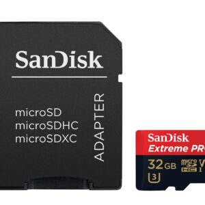 SanDisk Extreme PRO/micro SDHC/32GB/UHS-I U3 / Class 10/+ Adaptér
