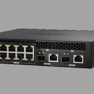 QNAP riadený switch QSW-M2108R-2C (8x 2,5GbE RJ45 a 2x kombo 10GbE SFP+/RJ-45, malá šírka)