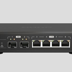 QNAP switch QSW-2104-2S (4x 2,5GbE RJ45 a 2x 10GbE SFP+)
