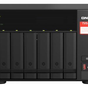 QNAP TVS-675-8G (8core 2,5 GHz / 8GB RAM / 6xSATA / 2xM.2 NVMe slot / 2xPCIe / 2x2,5GbE / 1x HDMI 4K)
