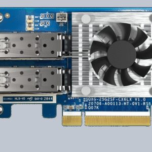 QNAP QXG-25G2SF-CX6 - 25GbE (2porty) PCIe karta; nízky profil; PCIe Gen4 x8