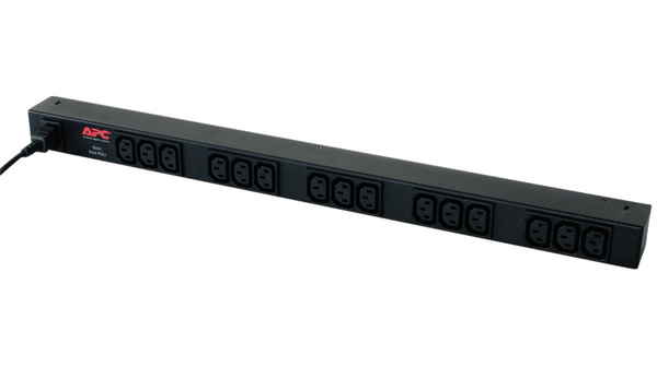 APC Rack PDU, Basic, Zero U, 10A, 230V, AP9568