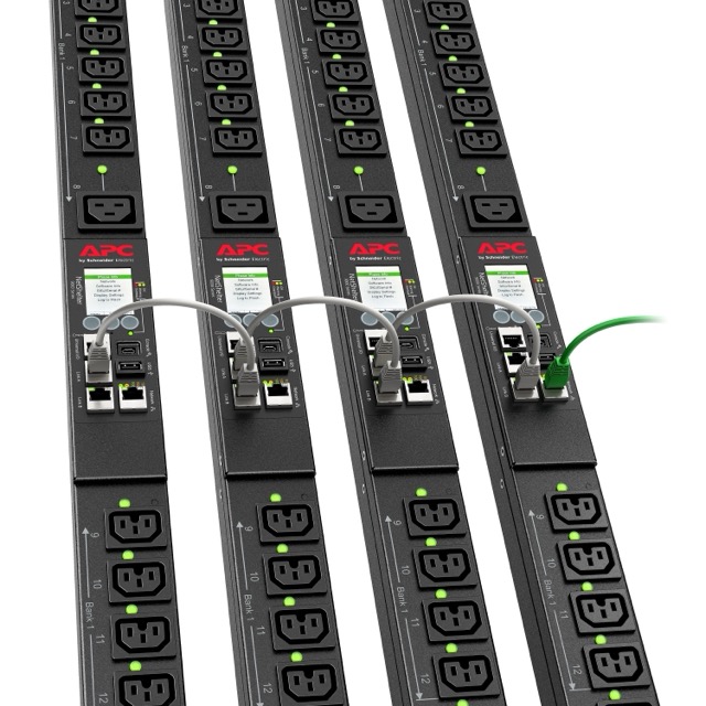 APC Rack PDU 9000 Switched, ZEROU, 11.0kW, 230V, (21) C13 & (3) C19
