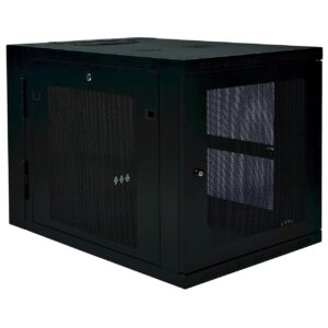 Skriňa SmartRack 12U, Š = 600mm, Hl = 850mm, hĺbka pre servery, montáž na stenu