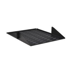 Polica pevná SmartRack 2U, nosnosť 45kg, hĺbka 546mm, montáž na stred, odvetrávaná