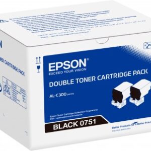 Double pack Toner Black - Epson WorkForce AL-C300