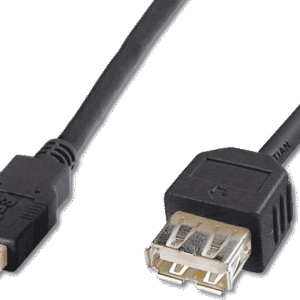 Kábel USB predlžovací A-A, 5 m, čierny