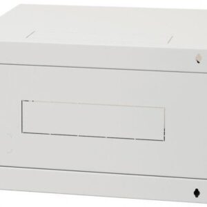 19"rozvádzač jednodiel.9U/400mm FLAT-PACK plech.dv.