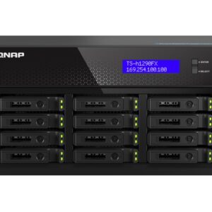 QNAP TS-h1290FX-7302P-256G (AMD EPYC, 256GB ECC RAM, 12x 2,5" U.2, 2x M.2 NVMe, 2x 2,5GbE, 2x 25GbE)