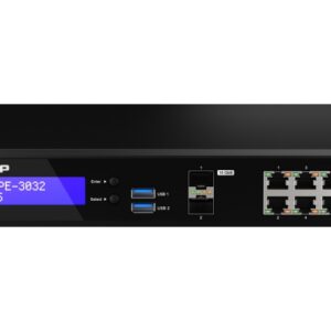 QNAP NVPE zariadenia QuCPE-3032-C3558R-8G (4core C3558R 2,4GHz, 8GB RAM, 2x M.2, 8x2,5GbE, 2x10G SFP+)