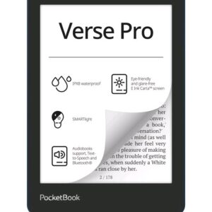 E-book POCKETBOOK 634 Verse Pro Azure, modrý