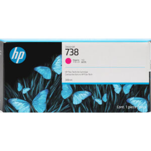 HP 738 purpurová atramentová kazeta (300ml), 676M7A