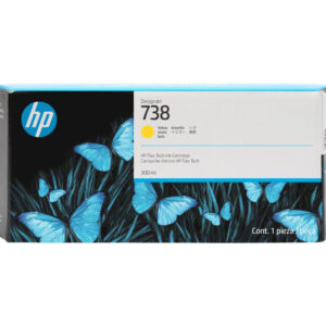 HP 738 žltá atramentová kazeta (300ml), 676M8A