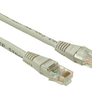 SOLARIX patch kábel CAT6 UTP PVC 1m sivý non-snag proof