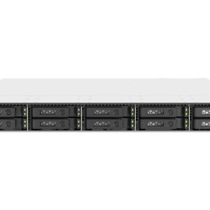QNAP TS-h1090FU-7302P-256G (AMD EPYC, 256GB ECC RAM, 10x 2,5" U.2/SATA, 2x PCIe, 2x 2,5GbE, 2x25GbE)