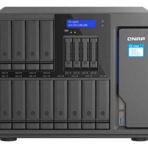 QNAP TS-1655-8G (8core 2,8 GHz, 8 GB RAM, 12 x 3,5 "+4 x 2,5" SATA, 2 x M.2 NVM slot, 2 x 2,5 GbE, 3 x PCIe)