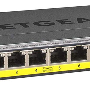 NETGEAR 8P GE POE SMART MANAGED PRO SWITCH