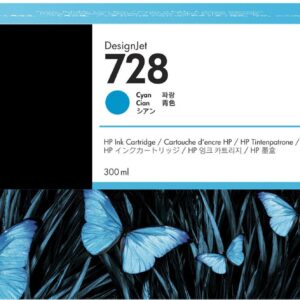 HP no 728 300-ml azúrová ink. kazeta