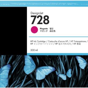 HP no 728 300-ml purpurová ink. kazeta