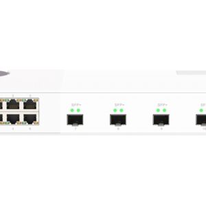 QNAP riadený switch QSW-M2106-4S (6x 2,5GbE RJ45 a 4x 10GbE SFP+)