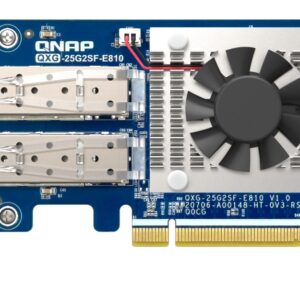 QNAP QXG-25G2SF-E810 - 2x 25GbE SFP28,PCIe Gen3 x8