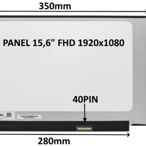 LCD PANEL 15,6" FHD 1920x1080 40PIN MATNÝ IPS 144HZ / BEZ ÚCHYTOV