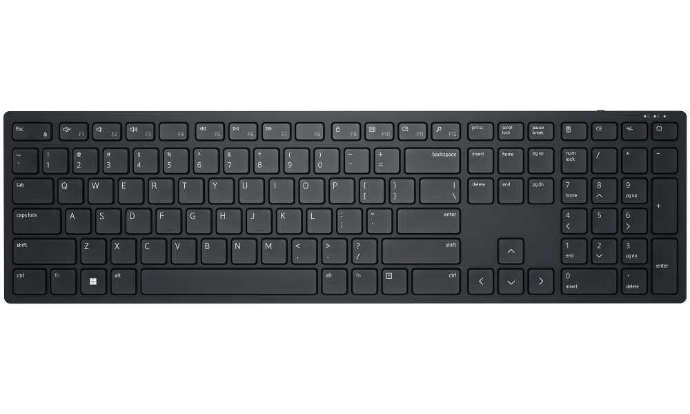 Dell KB500/Bezdrôtová USB/UK layout/Čierna