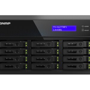 QNAP TS-h1277AFX-R7-32G (Ryzen 7 5,5 GHz, ZFS, 32 GB DDR5 ECC RAM, 12 x 2,5" SATA, 2 x 2,5 GbE, 2 x 10 GbE)