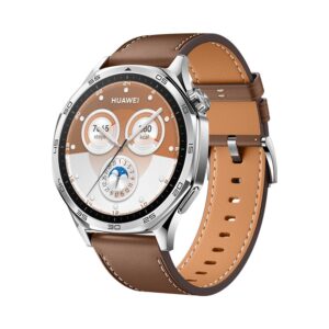 Huawei Watch GT 5/46mm/Silver/Elegant Band/Brown