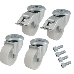 Kolieska otočná pre stoj.rack, nosn.600kg, set 4ks