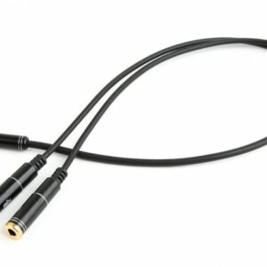 GEMBIRD 3,5 mm jack audio+microphone redukcia, 20 cm, 2xF/M, 4pin